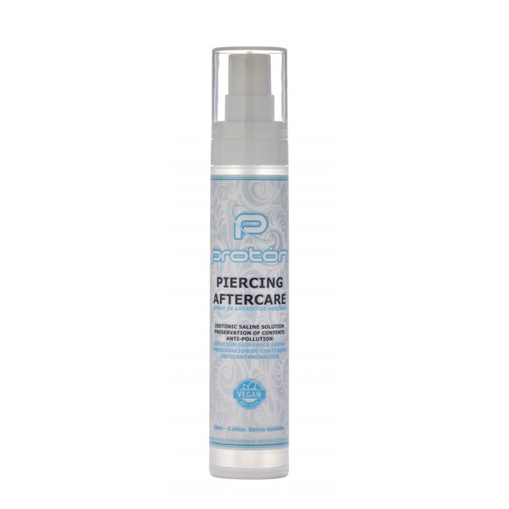 Proton Piercing Aftercare - Solución Salina Isotónica - Airless System - 50ml Pro-Arts Piercing Supplies