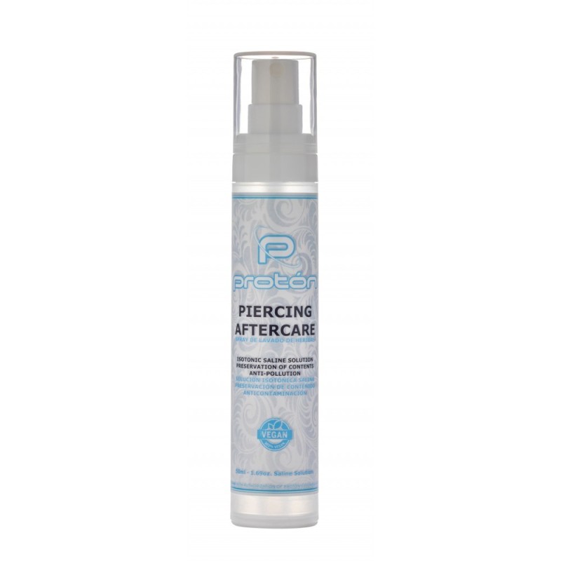Proton Piercing Aftercare - Solución Salina Isotónica - Airless System - 50ml Pro-Arts Piercing Supplies
