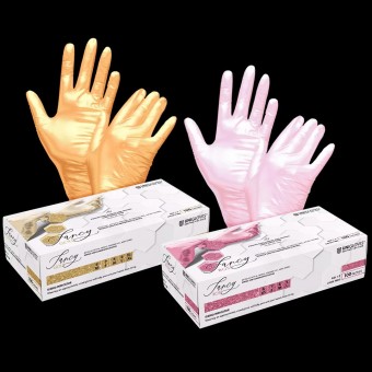 Guantes Nitrilo FANCY de UNIGLOVES sin polvo Pro-Arts Tattoo Supplies