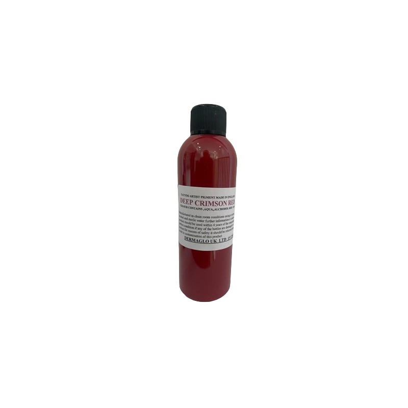 Deep Crimson Red - Dermaglo - 100ml Pro-Arts Tattoo Supplies