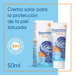 Bepanthol® Tattoo Crema Solar Protectora - 50ml