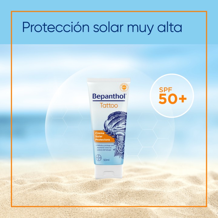 Bepanthol® Tattoo Crema Solar Protectora - 50ml
