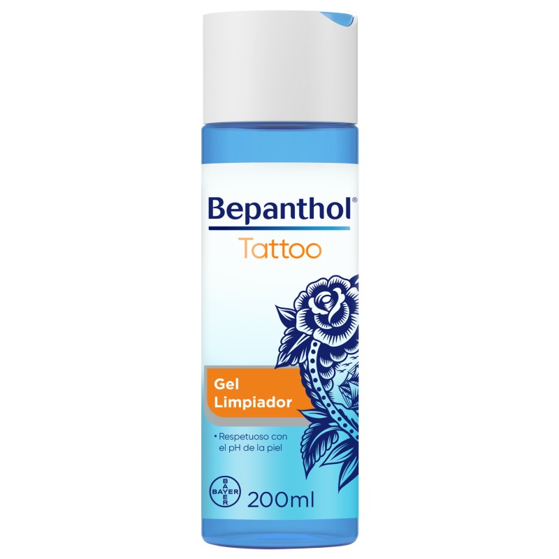 Bepanthol® Tattoo Gel Limpiador - 200ml Pro-Arts Tattoo Supplies