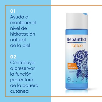 Bepanthol® Tattoo Gel Limpiador - 200ml