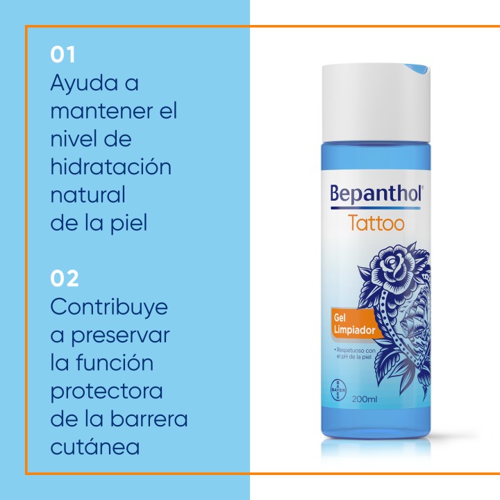 Bepanthol® Tattoo Gel Limpiador - 200ml