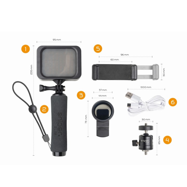 SNIPER SLIM - Set de fotografía para tatuajes