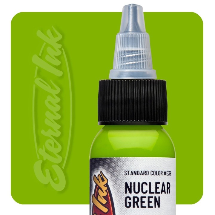 NUCLEAR GREEN - Eternal - 30ml Pro-Arts Tattoo Supplies