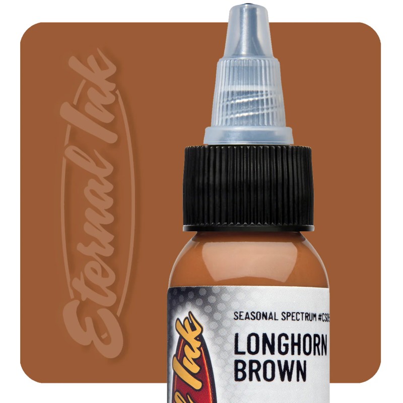 LONGHORN BROWN - Eternal - 30ml Pro-Arts Tattoo Supplies