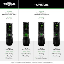 CRITICAL TORQUE LITE MOTOR BOLT (3.8MM STROKE)