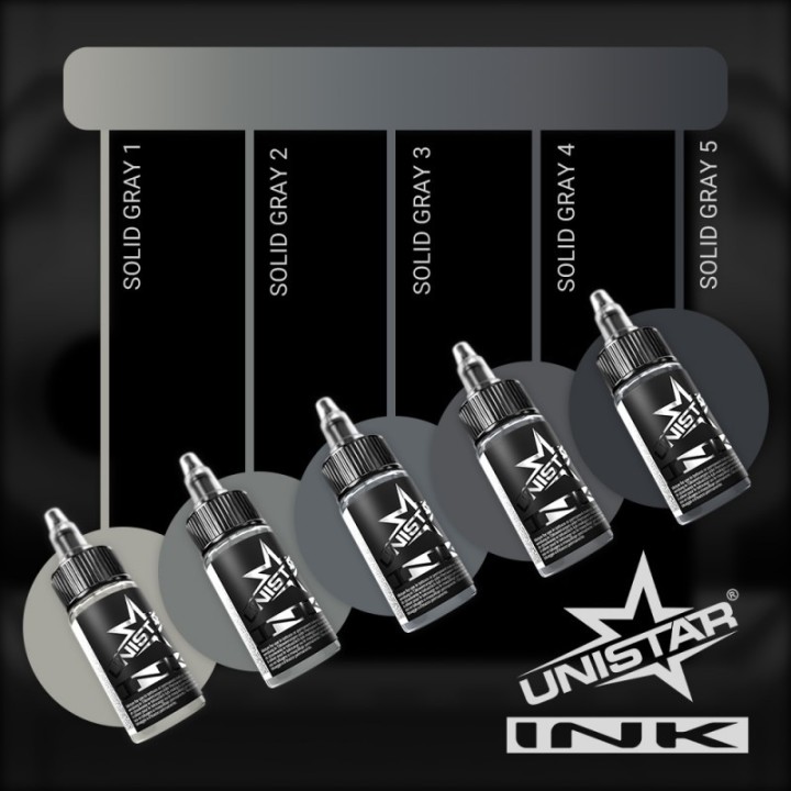SOLID GRAY 3 - UNISTAR COLORS™ Ink - 30ml