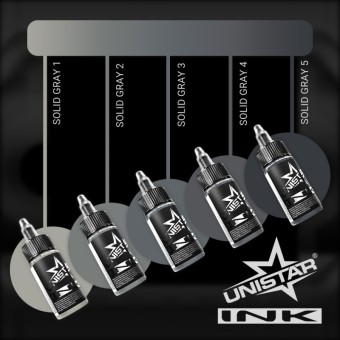 SOLID GRAY 4 - UNISTAR COLORS™ Ink - 30ml
