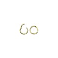 Aro clicker de titanio chapado en oro