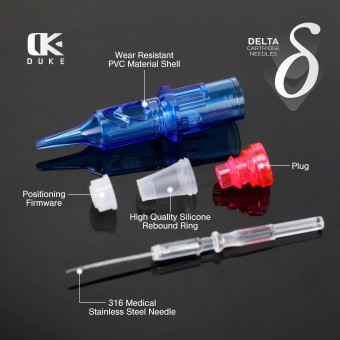 DUKE Delta Cartridges – AVA - CURVED MAGNUM (Long Taper) - 10 uds