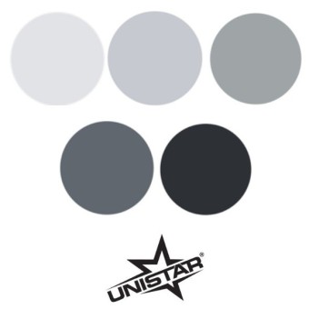 Set de Tintas Basic Gray Unistar Colors™ Ink - 5uds de 30ml