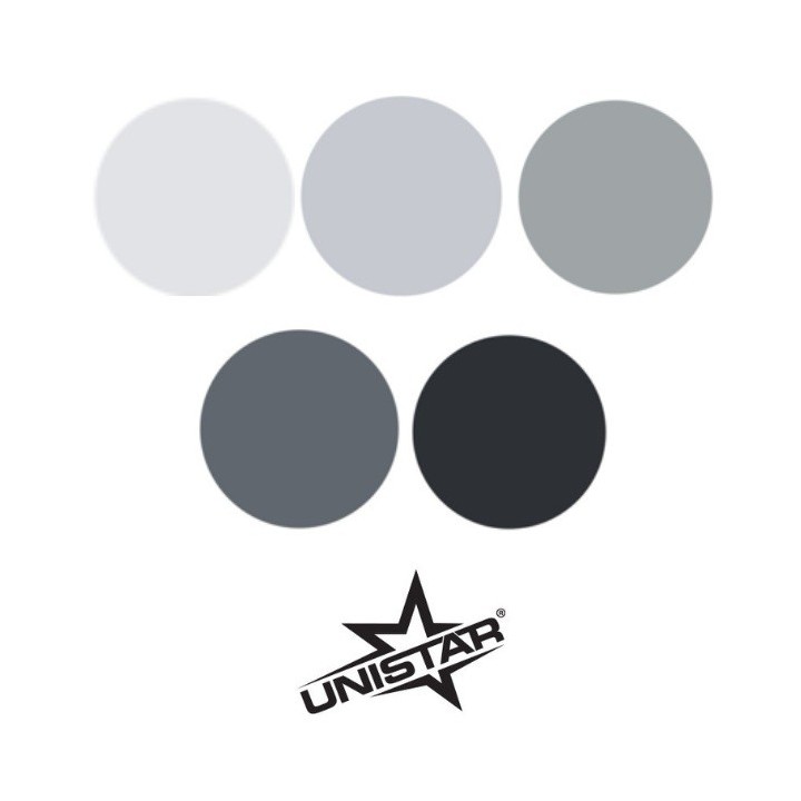 Set de Tintas Basic Gray Unistar Colors™ Ink - 5uds de 30ml