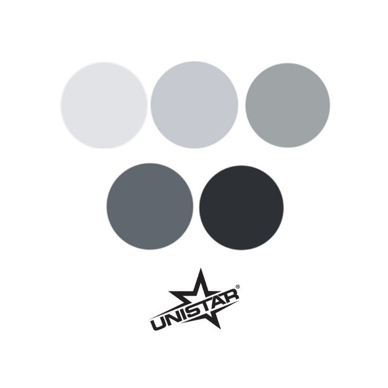 Set de Tintas Basic Gray Unistar Colors™ Ink - 5uds de 30ml