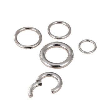 Aro Clicker Titanio gran grosor