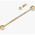 Barbell Titanio Industrial Dorado