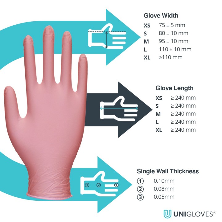 Guantes color Pearl Pink