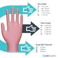 Guantes color Pearl Pink