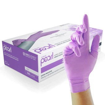 Guantes nitrilo Pearl Violet