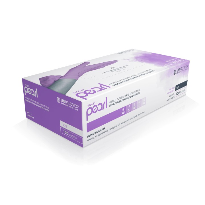 Guantes nitrilo Pearl Violet
