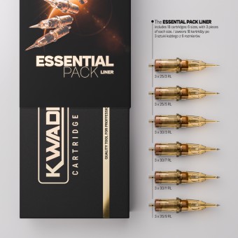 Cartuchos Kwadron Liner Esencial Pack - 18 uds.