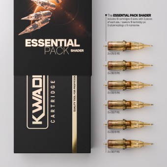 Cartuchos Kwadron Shader Esencial Pack - 18 uds.