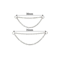 Cadena Titanio Doble Conector