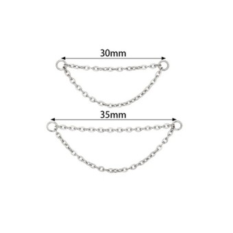 Cadena Titanio Doble Conector