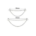 Cadena Titanio Doble Conector