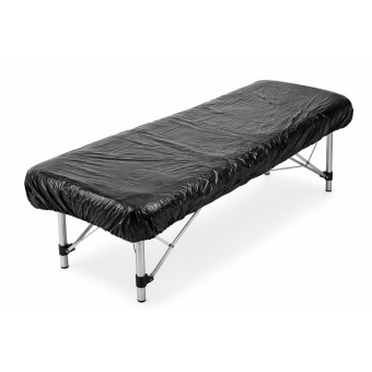 Funda de camilla desechable ajustable negra – 10 uds