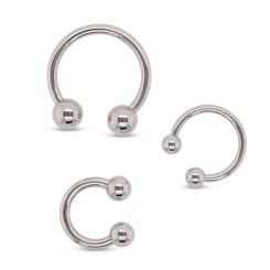 CIRCULAR BARBELL TITANIO 1.6