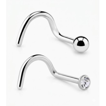 Nostril Stud de Acero Quirúrgico. Para profesionales.