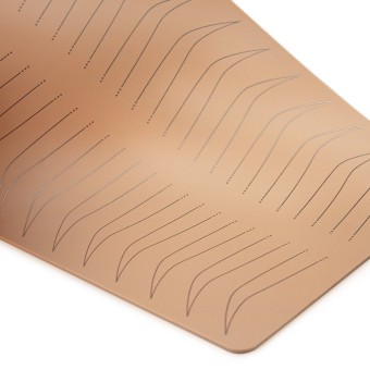 Piel sintética de práctica para micropigmentación