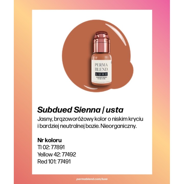 Subdued Sienna - PERMA BLEND LUXE – REACH - 15ml