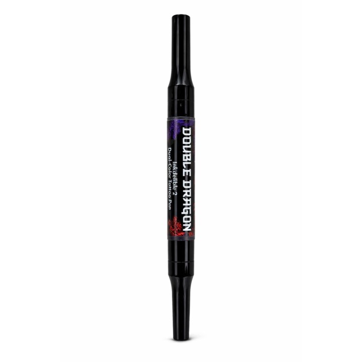 INKDELIBLE 2 – Rotulador de Tatuaje Doble Punta Double Dragon