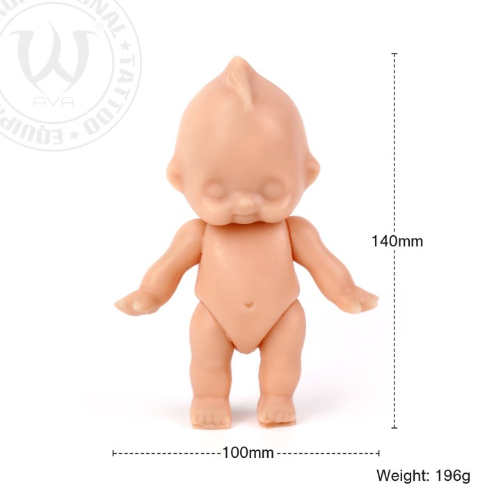 Muñeco de práctica de tatuaje de silicona