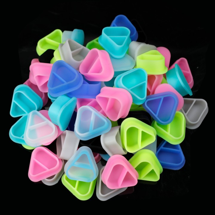 CUPS DE SILICONA TRIANGULARES - 80 uds.