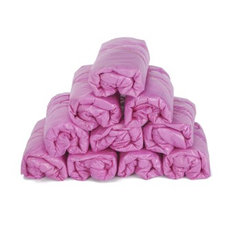 Funda de camilla desechable ajustable rosa – 10 uds.