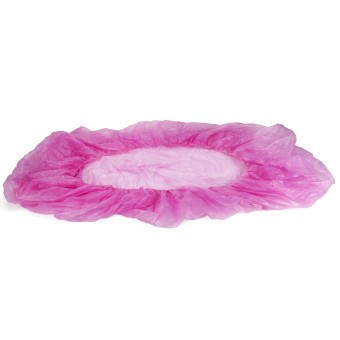 Funda de camilla desechable ajustable rosa – 10 uds.