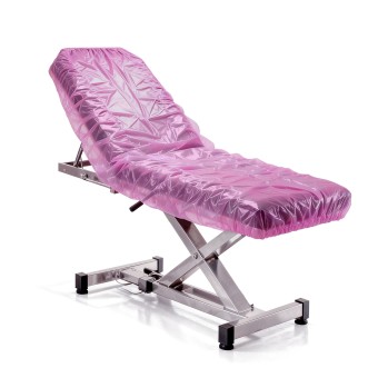 Funda de camilla desechable ajustable rosa – 10 uds.