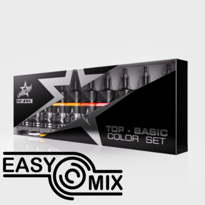 Set de colores básicos Unistar Colors™ Ink - 10uds de 30 ml - REACH