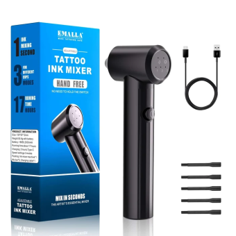 Mezclador de Tintas para Tatuaje EMALLA con Velocidad Ajustable