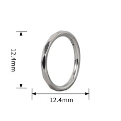 Clicker Lateral Facetado Titanio