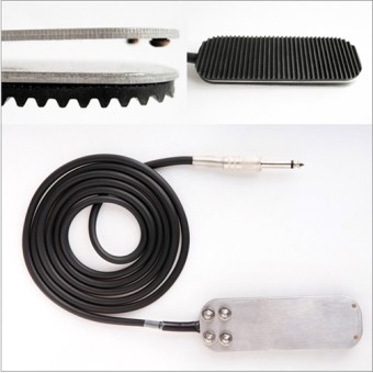 Pedal plano cromado