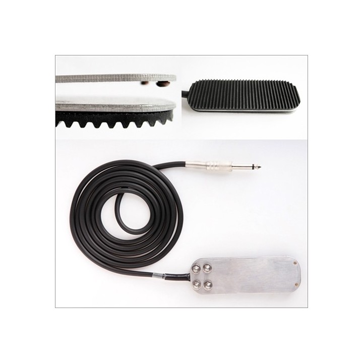 Pedal plano cromado