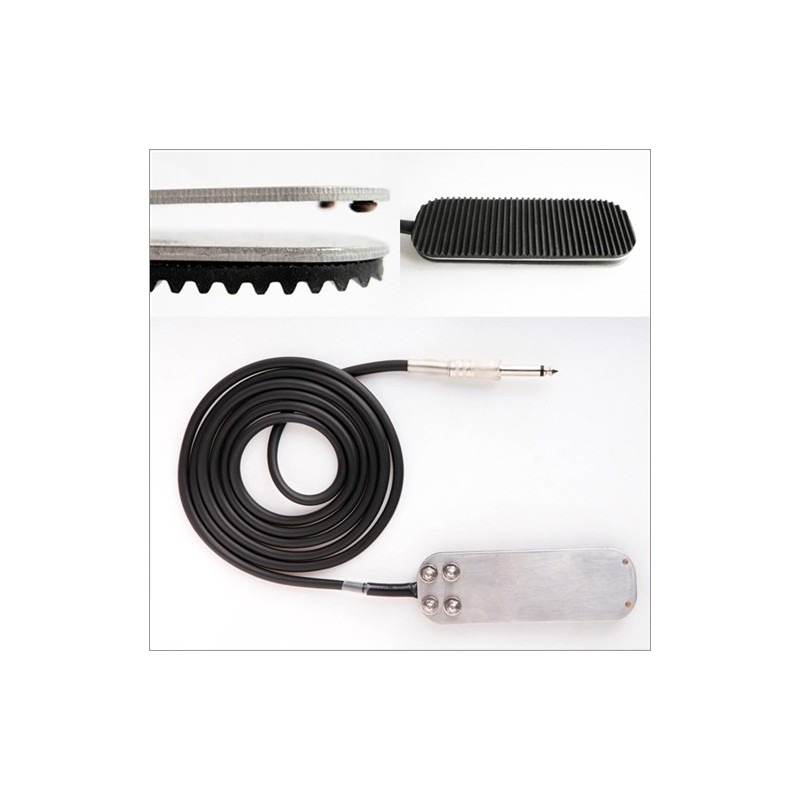 Pedal plano cromado