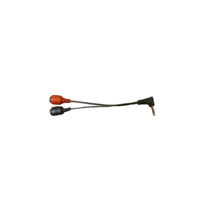 Adaptador cable 3,5 mm banana plug